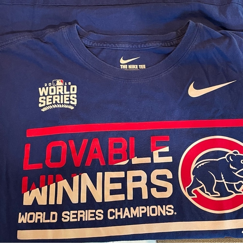 2016 World Series Chicago Cubs Champions T-shirt Size Large
